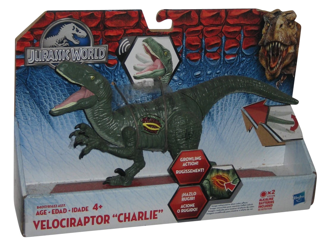 Jurassic Park World Growler Velociraptor Charlie 2015 Hasbro Toy Dinosaur Figure 