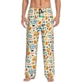 thumbnail image 1 of Kdxio Peanuts 8 Pattern Men's Pajama Pants, Elastic Waist with Drawstring and Pockets, Comfortable Loungewear-Small, 1 of 6