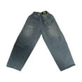 thumbnail image 5 of Teen Boys Jeans pants,Fashion Wide Leg Pocket Jean Pants Boys' Fashion Teen Boys Clothes 11-12 Years, 5 of 6