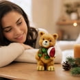 thumbnail image 7 of 2026 Christmas Indoor Decoration Christmas Resin Bear Ornament, 7 of 7