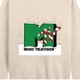 thumbnail image 3 of MTV - MTV Logo - Women's Lightweight French Terry Long Sleeve Shirt, 3 of 5