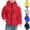 Red, variant on ATOGUTA Boys Puffer Coat Winter Fleece Jacket Zip Up Hooded Puffer Quilted Kids Outerwear Jacket for Boys Size 1T-14 Blue