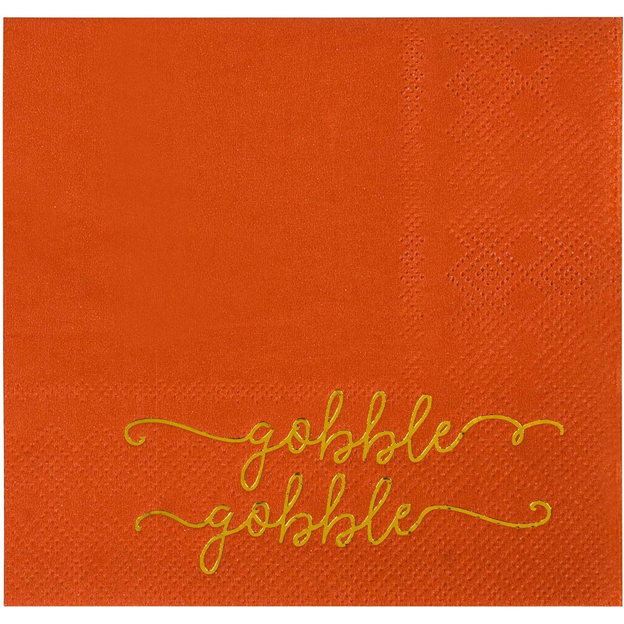 Cocktail Napkins 50Pack Disposable Paper Napkins, Autumn