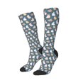 thumbnail image 2 of Balery Cute Rabbit Printed Novelty Socks Men's Women's Crew Socks Sports Socks Knee High Socks Cotton Socks Quirky and Cool Socks, 2 of 9