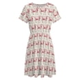 thumbnail image 4 of Strawberry Cow Women's Dress Short Sleeve Summer Sundress Summer Women Clothes, 4 of 7
