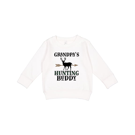 Inktastic Bow Hunter Grandpa Hunting Buddy Toddler Sweatshirt