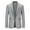 Gray, variant on Azrian Clearance Mens Jacket Tops New Casual Men's Suit Color Matching Single Breasted Slim Middle-aged Suit Long Sleeve Hoodless Casual Outwear & Jackets