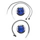 thumbnail image 1 of 2pcs Universal Motocicleta Bicicleta Manillar Reloj Reloj Y Termómetro Medidor de Temperatura Instrumentos Noctilucentes Motocicleta Kits de Bricolaje Macarena Medidor de medidor de motocicleta, 1 of 8