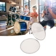 thumbnail image 3 of Reemplazo De Parche De Tambor, Piezas De Percusión, Película De Poliéster Ligera De 2 Piezas, Parche De Tambor De 6,5 Pulgadas, Tamaño Estándar Para Práctica Diaria, 3 of 7