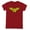 Cardinal, variant on DC Wonder Woman Logo Dist Women's T Shirt, Charcoal, Large