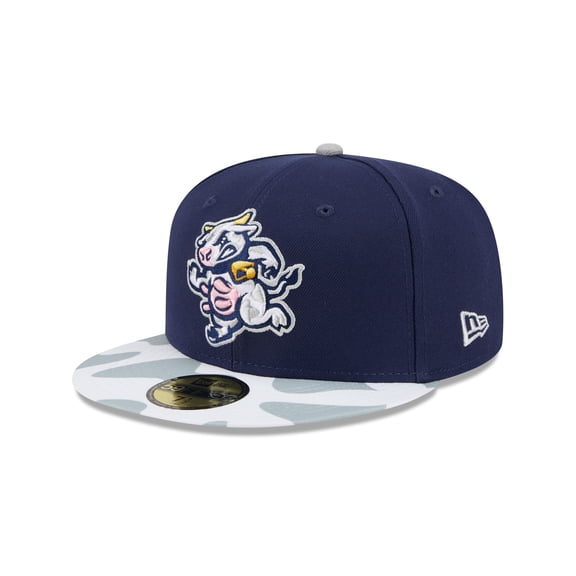 Men's-New Era  Navy Wisconsin Timber Rattlers Theme Nights 59FIFTY Fitted Hat