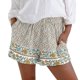 thumbnail image 2 of Moda Deporte Yoga Pantalones Impreso Mediados de Cintura Alta Bolsillos Activos Pantalones Cortos Pantalones Sueltos Pompotops  ulkah936751, 2 of 4