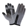 thumbnail image 1 of Waterproof Winter Gloves Warm Windproof Fingers Touch Screen Gloves for Men Skiing, 1 of 5