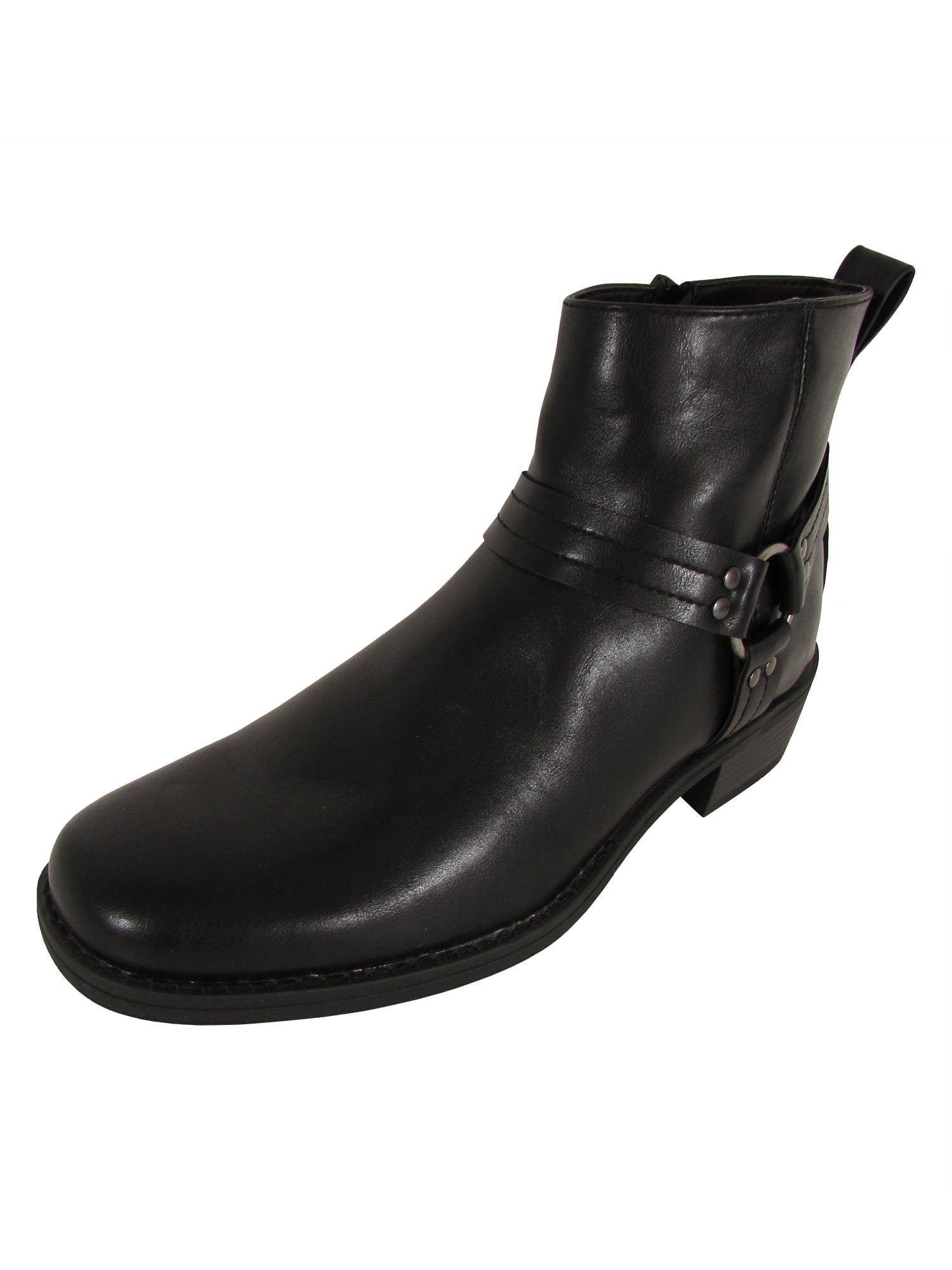 Memphis One Mens Harness Motorcycle Ankle Boot Shoes - Walmart.com