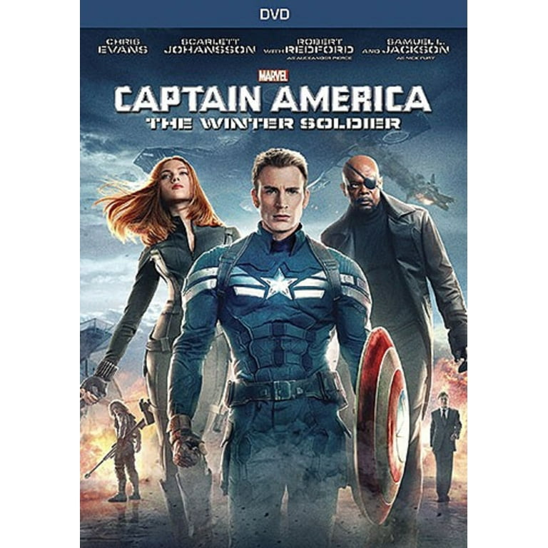 Marvel s Captain America One 1 Two 2 Three 3 Complete 3 DVD Movie Set Includes Captain America Decal Walmart