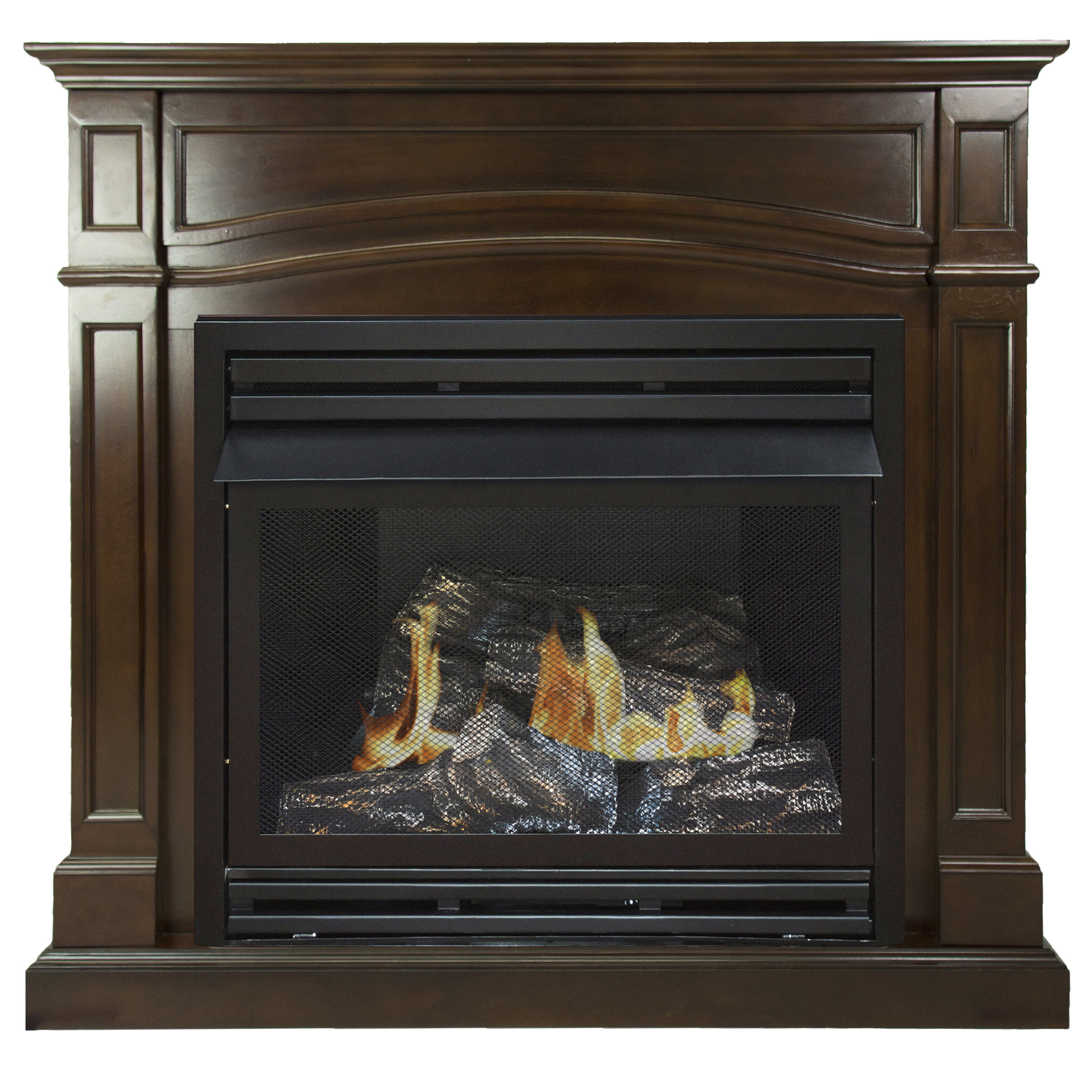 Pleasant Hearth 46 in. Liquid Propane Large Freestanding Cherry Vent Free Fireplace 32,000 BTU - image 3 of 8