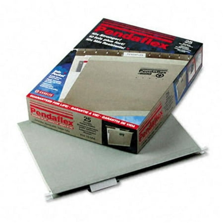 Pendaflex Reinforced Hanging File Folders- Kraft- Letter- Gray- 25/Box Pendaflex Reinforced Hanging File Folders- Kraft- Letter- Gray- 25/Box
