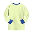 thumbnail image 7 of Wenfanal Boy's Long Sleeve Fleece Pajama Set, 2-Piece Toddler Kids Pajamas Boys Set Comfortable Soft Cute Boys Home Pajama Set Size 8-9 Years,Light Green, 7 of 7