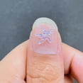 thumbnail image 5 of 20 pieces/bag New cute mini starfish resin figurines crafts flat-back convex round decorations for making hair accessories, 5 of 6