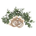 thumbnail image 1 of Servilleteros Con Cuentas De Madera ANGGREK 6 Servilleteros Eucalipto, 1 of 7