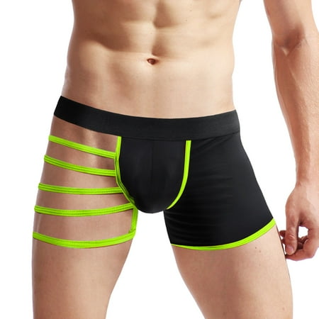 Men s Underwear Fit Translucent Ice Silk Low Waist Buckle G String Pants T Pants Stockings for Women Lingerie