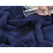 American Soft Linen Luxury 4 Piece Bath Towel Set, 100% Cotton Turkish Bath Towels for Bathroom, Navy Blue