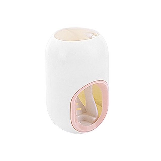 Worallymy Exprimidor automático de pasta de dientes Montado en la pared Dispensador de manos libres Estante de pasta de dientes para baño Baño Blanco Worallymy JD735914888