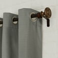 thumbnail image 3 of Sun Zero Arlo 2-Piece Textured Thermal Insulated Room Darkening Grommet Curtain Panel Pair, Gray, 40"W x 95"L, 3 of 6