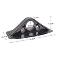 thumbnail image 4 of koolsoo Inflatable Boat Fixing Paddle Holder 3 Holes Engine Mount Motor Stand Holder for, 4 of 4