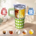 thumbnail image 6 of 20oz elephant Themed Tumbler with Handle Scratch Resistant Travel Car Home Cup Ideal Birthday Thanksgiving Gift for Women Men elephant Fans, 6 of 6