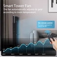 thumbnail image 5 of 40 inches Tower Fan,Ultra Quiet Fans for Home,6 Hyper Speeds and 3 Modes, 15H Timer,with Remote, LED Display, 5 of 7
