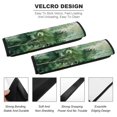 thumbnail image 2 of WYYP Green Leaves Car Seat Belt Cover - Protect Your Neck and Shoulder from Seat Belt Rubbing - Universal Size - Ideal for Car Interior Accessories 2Pcs, 2 of 6