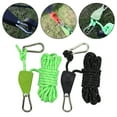 thumbnail image 4 of Yimiti Outdoor Fixed Wind Rope Tent Rope Metal Pulley Buckle Adjust Rope,black, 4 of 8