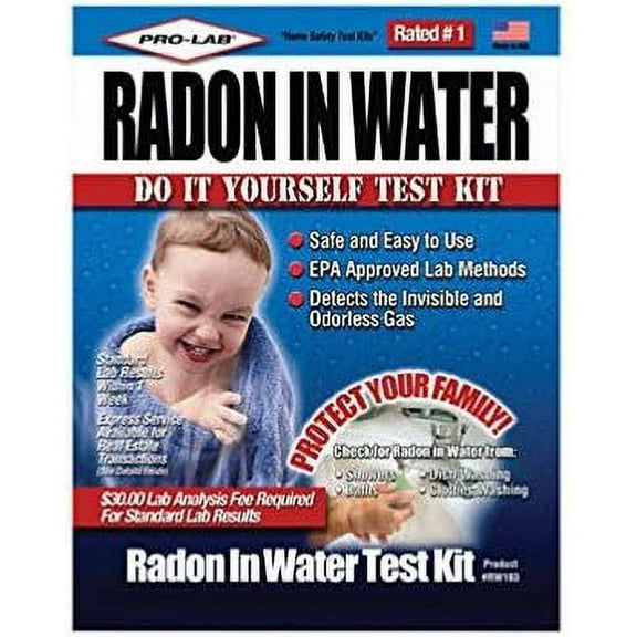 PRO-LAB Radon in Water Test Kit - At-Home Water Testing - 3 Pack