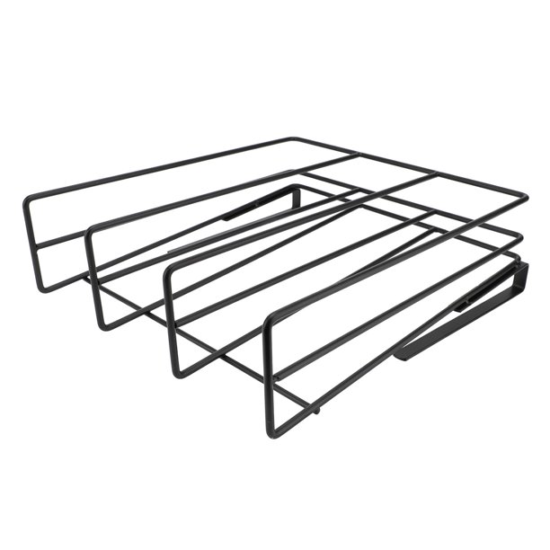 Organizador De Tablas De Cortar Debajo Del Gabinete, Acero Al Carbono, Ahorro De Espacio, Montaje Horizontal Y Vertical, Estante Multifuncional Para Tablas De Cortar Para Tapas De