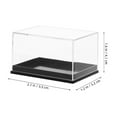 thumbnail image 2 of Shisuyan 8pcs High Transparency Rectangular Display Box For Shells Minerals Specimens Specimen Display Case Specimen Display Box Mineral Display Box, 2 of 8
