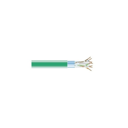 UPC: 0822088027607 | Black Box EVNSL0617A-1000 CAT6 400-MHz Solid Bulk Cable – Shielded  Plenum  Green  1000 ft. Spool