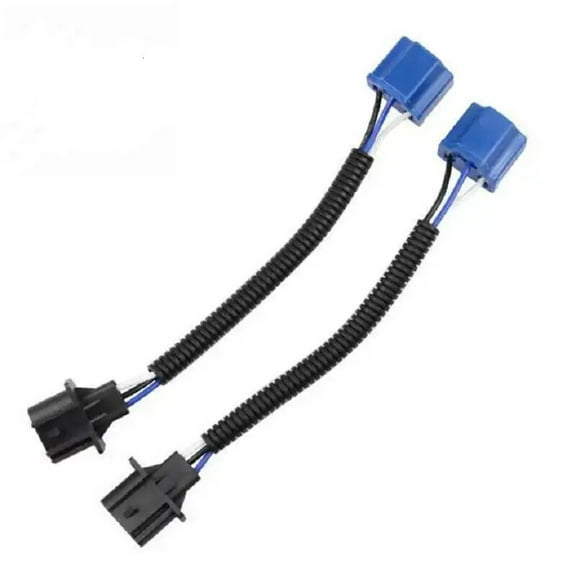 For Jeep JK 07-18 Headlight H4/9003 to H13/9008 Pigtail Wire Harness Adapter 2pc