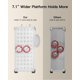 thumbnail image 4 of Carrito de almacenamiento con ruedas Pipishell Slim para baño, color blanco, 4 of 7