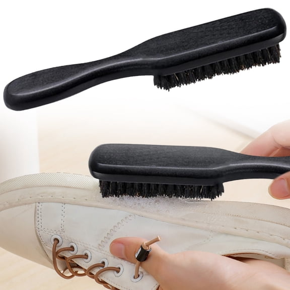 Zoowood Beard Brush for Men Boar Bristle Beard Brush with Wood Handle Portable Grooming Tool Softens Beard Works with Beard Oil and Balm