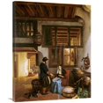 thumbnail image 1 of 36 in. A Dutch Interior Art Print - Hubertus Van Hove, 1 of 1