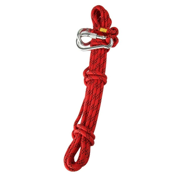 8mm * 10m Climbing Rope With Carabiner / Survival And