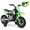 Green, variant on 12V Kids Ride-On Motorcycle with Training Wheels,2×25W Motors, Throttle Grip, Spring Suspension, Bluetooth & Music, Electric Dirt Bike for Ages 3-8,Green