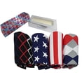 thumbnail image 2 of Swell Relief Patriotic Graduated Moderate Compression Sock L/XL Size Guaranteed to Fit Wide Calves! Set of 4 Pair. L/XL, 2 of 5
