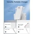 thumbnail image 2 of Cargador portátil Nusyddy 12000 mAh con cable y enchufe integrados, 2 of 9