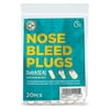 Be Smart Get Prepared Quick Seal Nosebleed Plugs. Stops Bleeding Fast, Non-Stick and Easy to Remove. (20 Plugs Included).