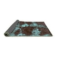 thumbnail image 2 of Ahgly Company Indoor Square Persian Turquoise Blue Bohemian Area Rugs, 7' Square, 2 of 4