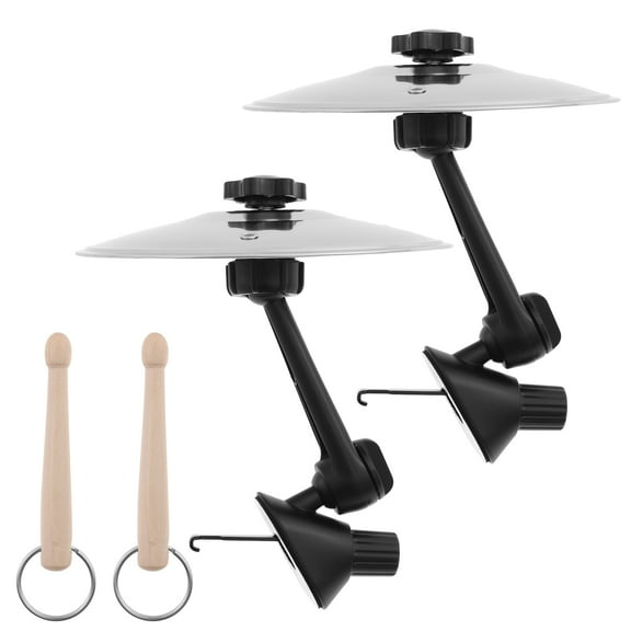 2Pcs Car Cymbal Air Vent Car Crash Cymbal Air Vent Mini Drum Cymbal For Music Lovers Easy Installation Quirky Gift for Road Trips