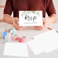 thumbnail image 4 of Koyal Wholesale 56-Pk RSVP Postcards for Wedding Greenery Leaves Cardstock Response Reply Cards, "4 x 6", 4 of 5