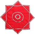 thumbnail image 1 of Pañuelo de baile, toalla octogonal, decoración artística con flores rojas para el Festival de Primavera del Año Nuevo Chino, accesorio de actuación para adultos y niños, 1 of 7